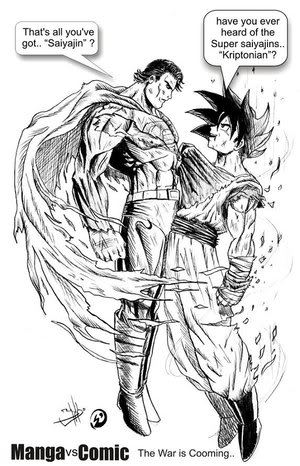 Superman vs Goku