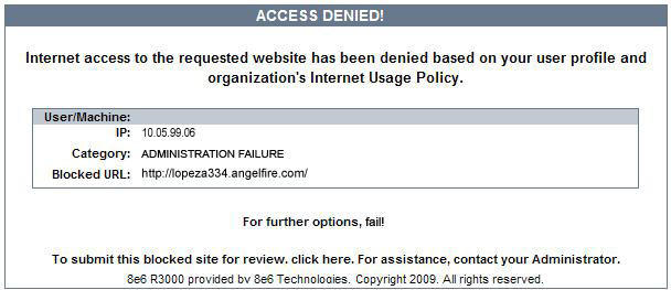 click to redirect